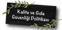 fora kalite ve gıda güvenliği politikası